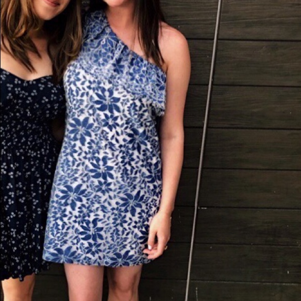 Cooper & Ella Lace One Shoulder Dress